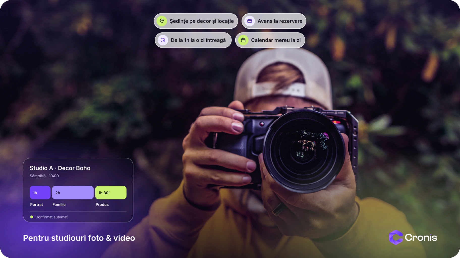 Aplicatie programari fotograf
